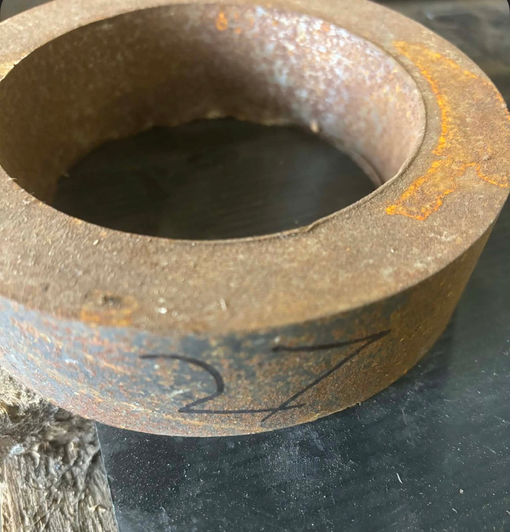 Emne rør i sort stål, Ø141.33, Ø99.28, L=37mm