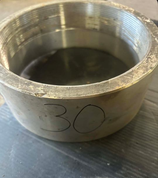 Rør i rustfrit stål, Ø189.16, Ø161.01, L=75mm