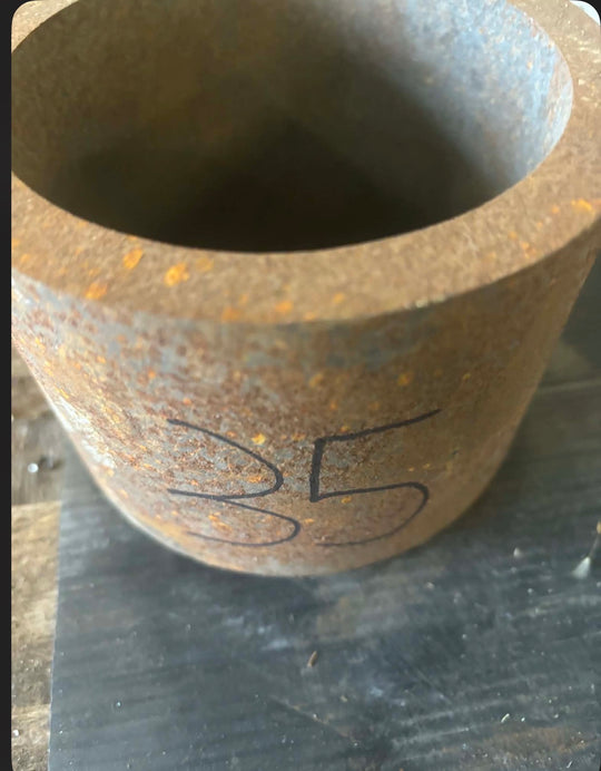 Rør i sort stål, Ø132.33, Ø106,06, L=91mm – Aksler & Rør