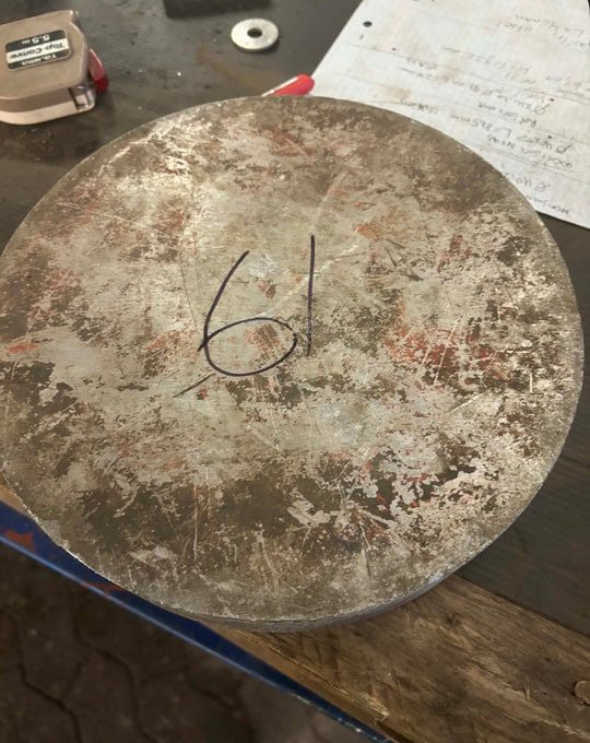 Aksel i Aluminium Ø241, L=47mm