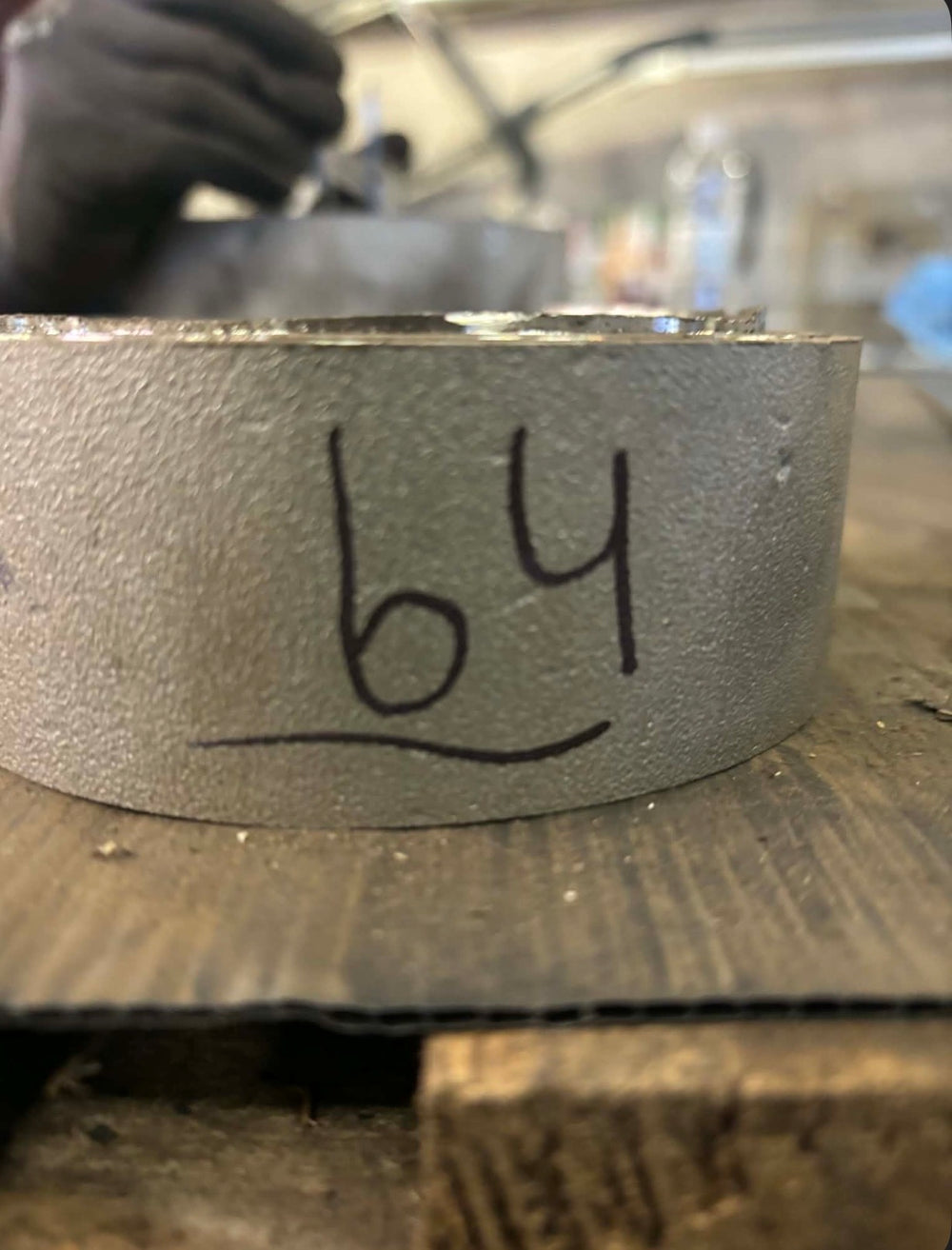Rør emne i rustfrit stål, Ø118.39, Ø87.94, L=41mm – Aksler & Rør