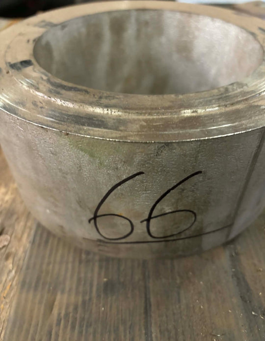 Rør emne i rustfrit stål, Ø190.91, Ø130.37, L=80mm – Aksler & Rør