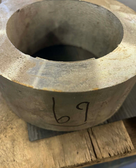 Rør emne i rustfrit stål, Ø162.37, Ø110.34, L=68mm – Aksler & Rør
