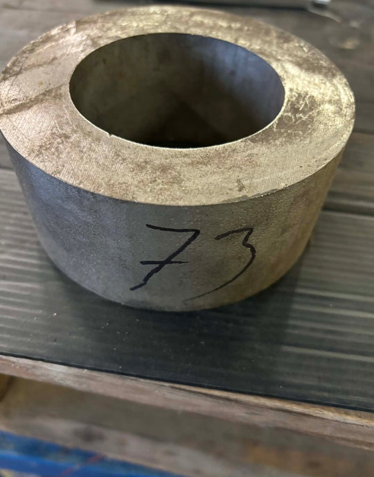 Rør emne i rustfrit stål, Ø113.87, Ø69.44, L=50mm – Aksler & Rør
