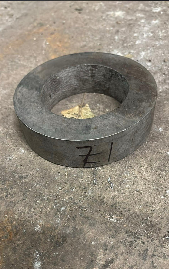 Rør emne i rustfrit stål, Ø113.6, Ø70.77, L29.17mm – Aksler & Rør