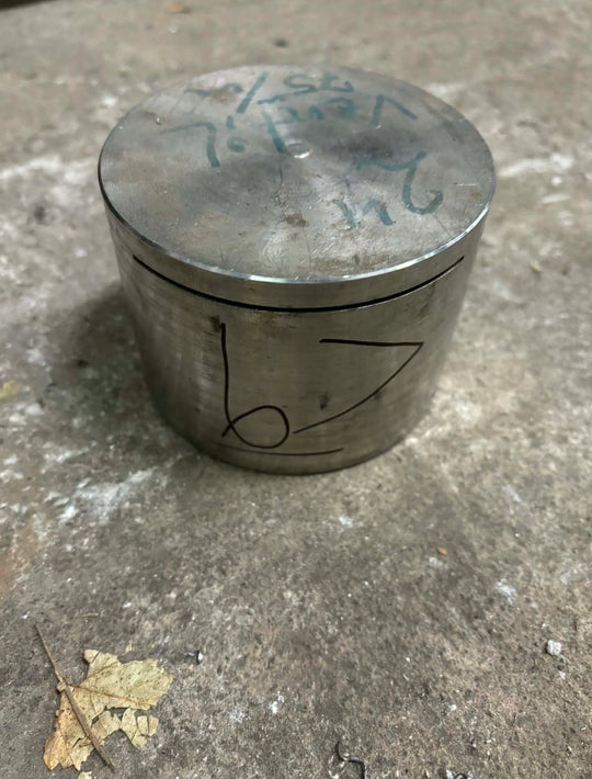 Aksel i Rustfrit stål, Ø100, L=74mm – Aksler & Rør