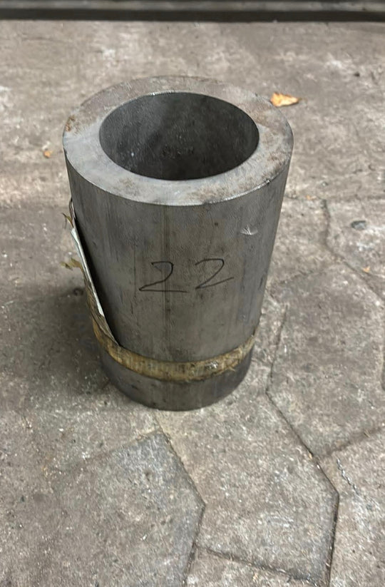 Rør i rustfrit stål, Ø142.27, Ø99, L=216mm – Aksler & Rør