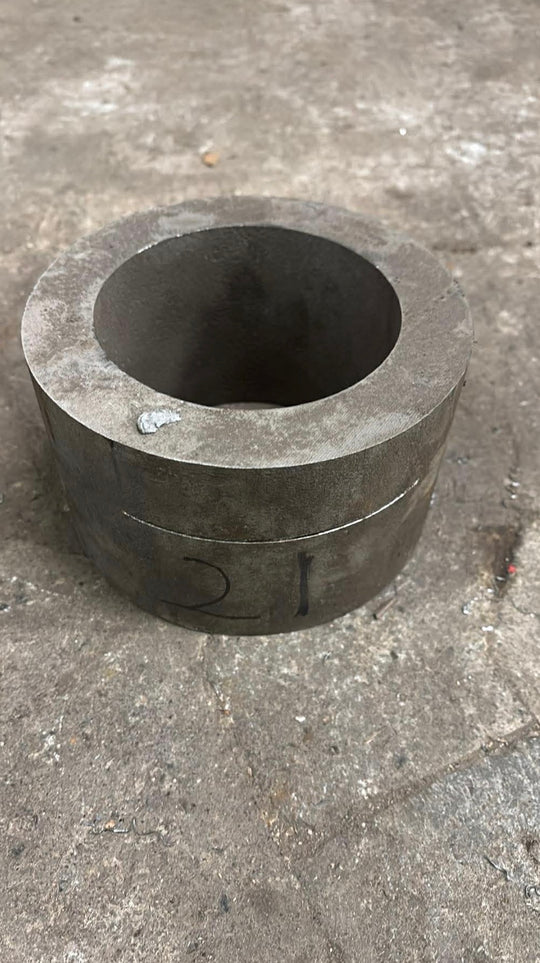 Rør i rustfrit stål, Ø151.04, Ø103.11, L=92mm