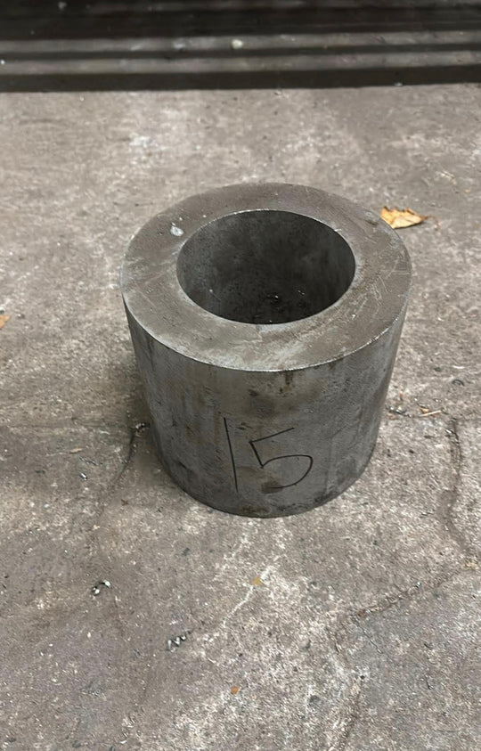 Rør i rustfrit stål, Ø125.01, Ø92.08, L=133mm – Aksler & Rør