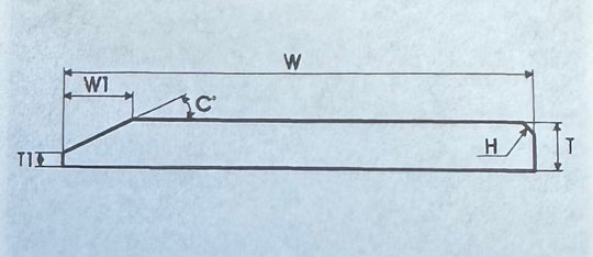 Skærstål hærdet hårdhed 500 HB