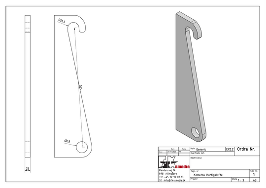 Komatsu – Beslag (Maskine)