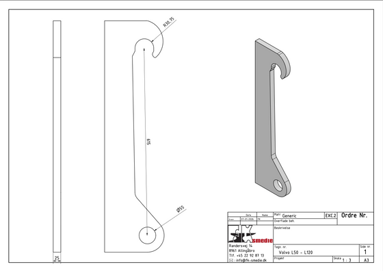 Volvo gummiged L50-L120