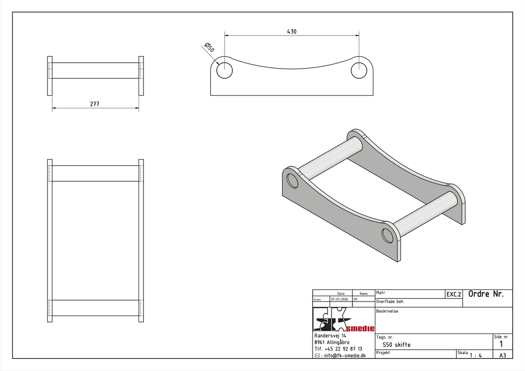 S50 Hurtigskift 270x430mm – Hurtigskifte