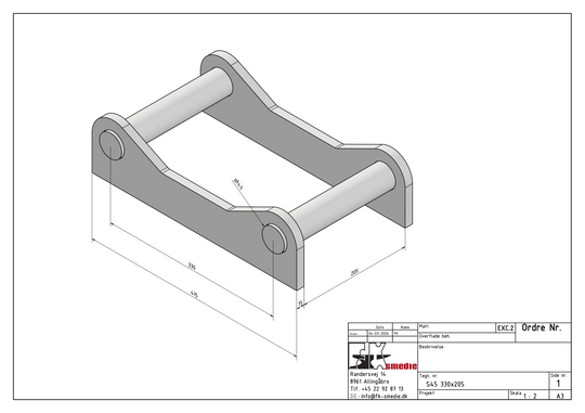 S45 Hurtigskift 330x205mm – Hurtigskifte