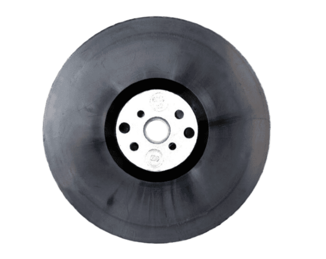 LUUPOflex gummibagskive For fiberskive 125 mm x M14