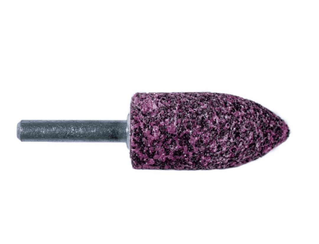 LUUPOflex slibestift Keramisk 25 x 50 x 6 mm Rosa/grå - A11 (kegle med spids)