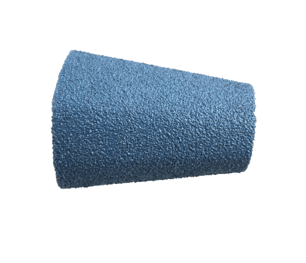 LUUPOflex konisk minibånd Blå zirkon 22/36 x 60 mm korn 120