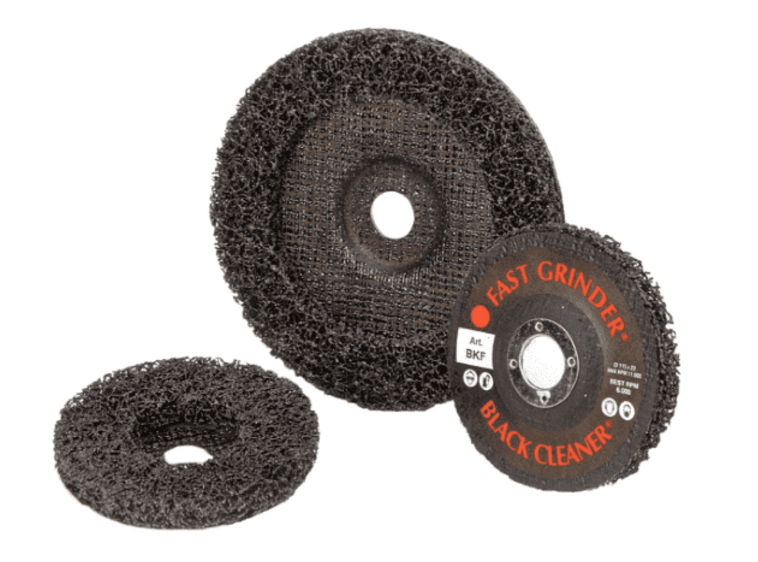 LUUPOflex renseskive Strip-It Black power 125 x 22,2 mm coarse