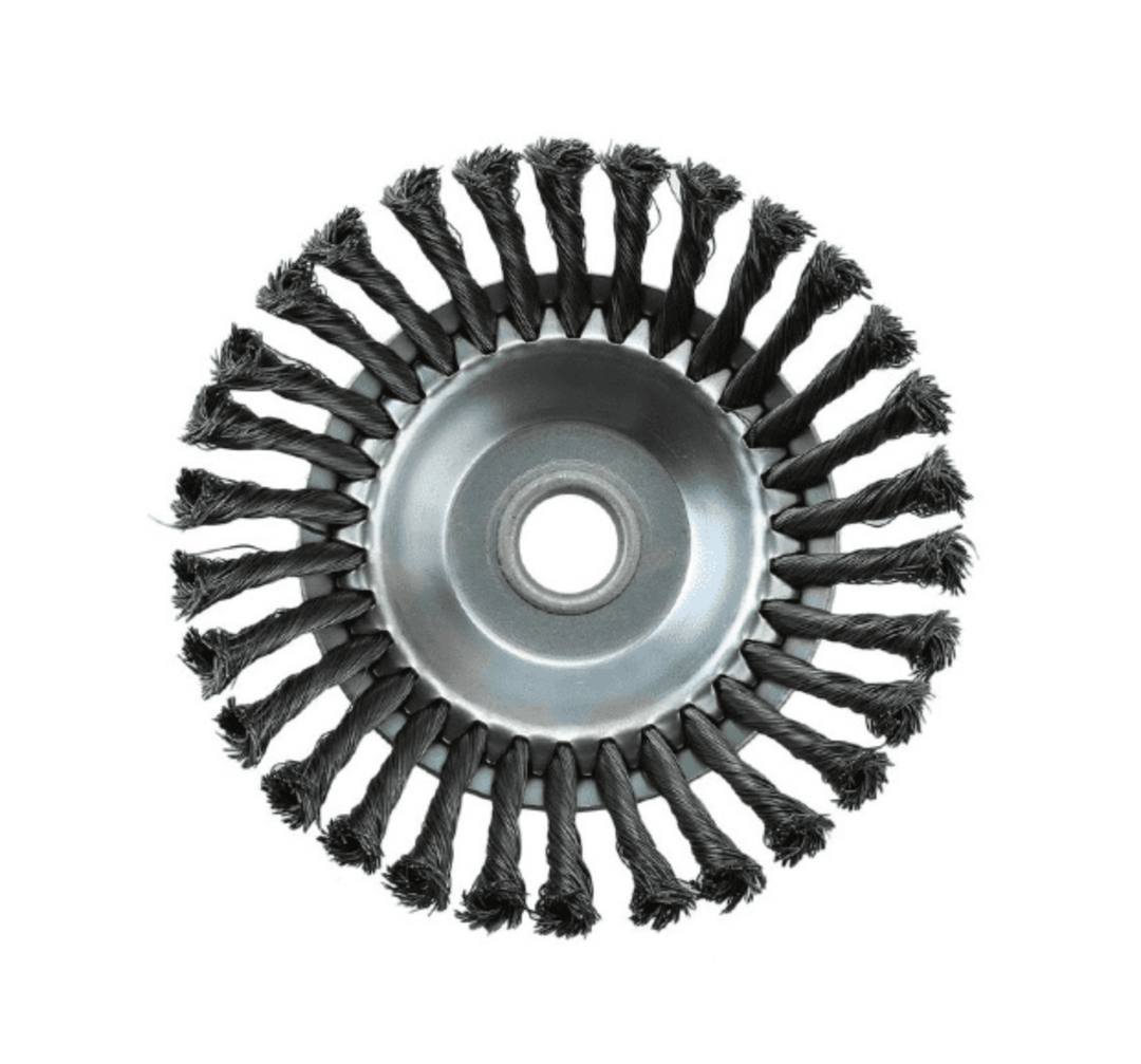 LUUPOflex tallerkenbørste for  græstrimmere 200 x 25,4 mm snoet 0,50 SD tråd