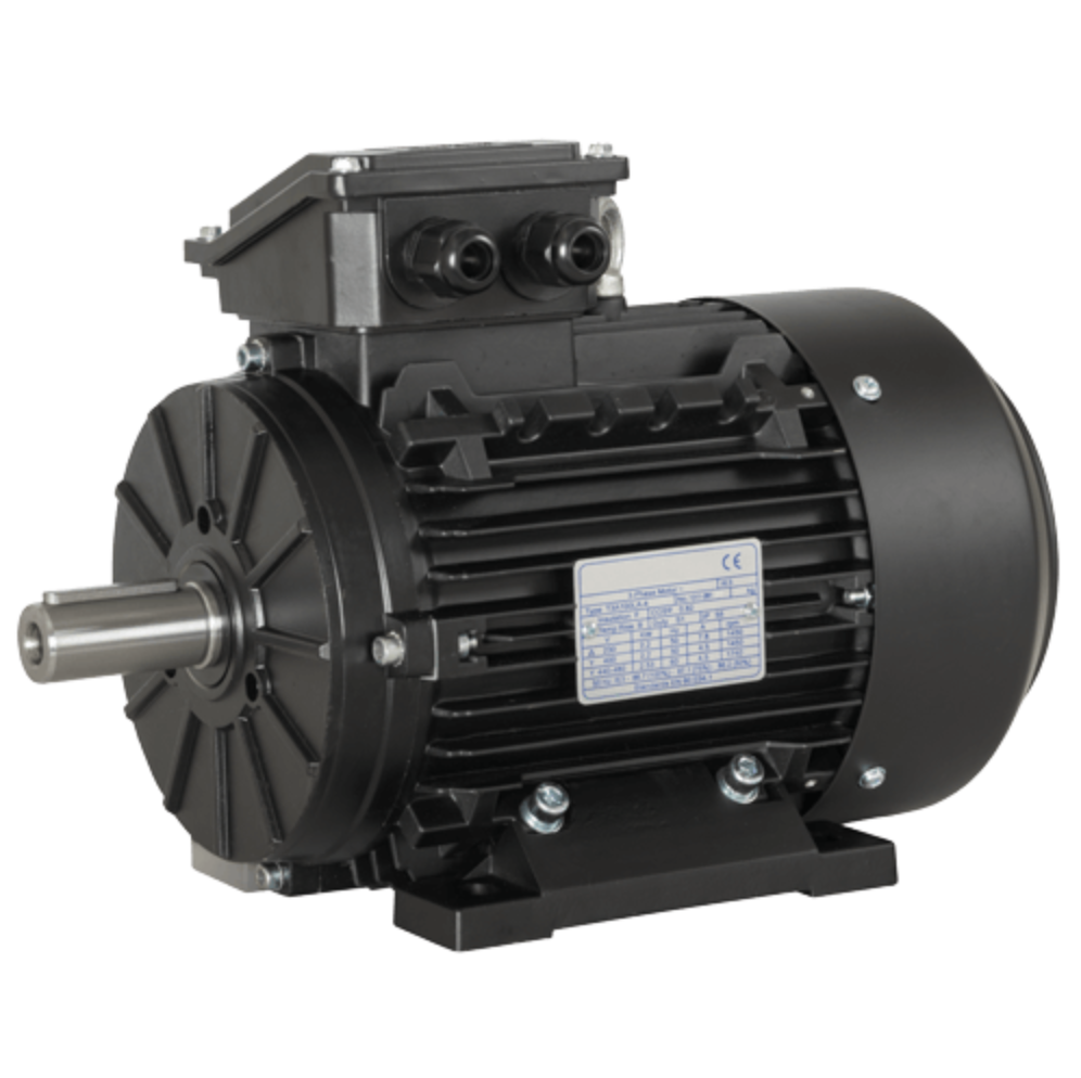 3-faset elmotor på B3 fod med 160 kW og 218 hk