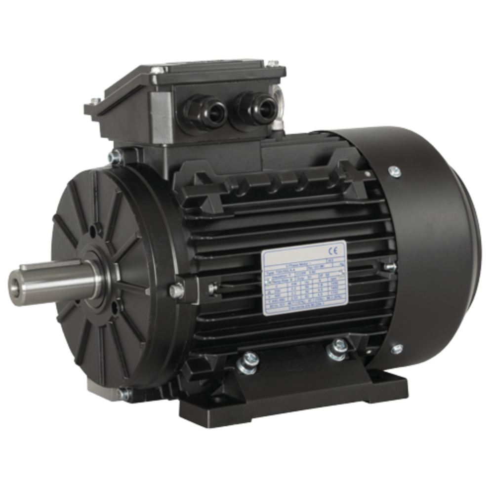 3-faset elmotor på B3 fod med 160 kW og 218 hk