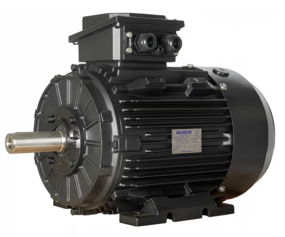 3-faset elmotor på B3 fod med 0,12 kW og 0,16 hk