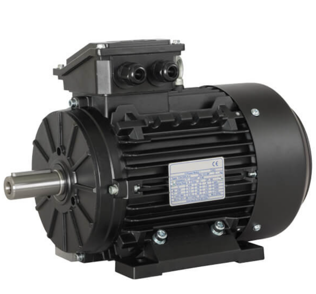 3-faset elmotor på B3 fod med 5,5 kW og 7,5 hk
