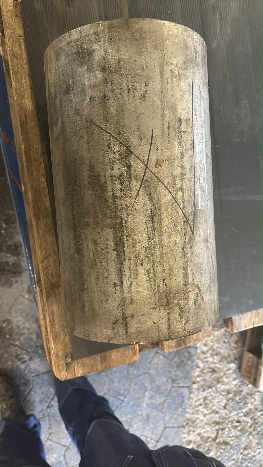 Rør i Rustfrit stål, Ø202.44, Ø157, L=326mm – Aksler & Rør