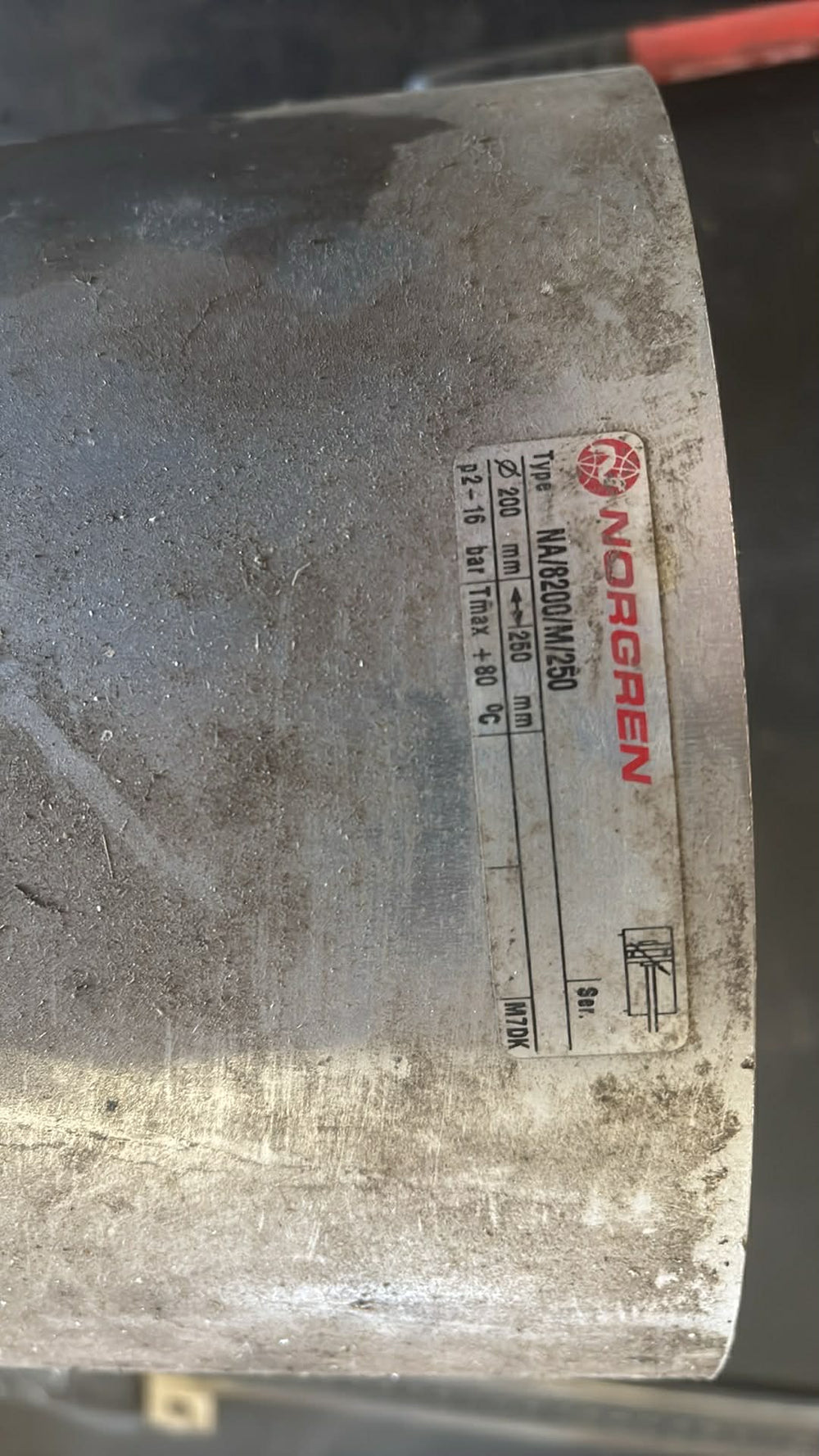 Rør Aluminium, Ø210.29, Ø199.9, L=330mm – Profiler & Rør