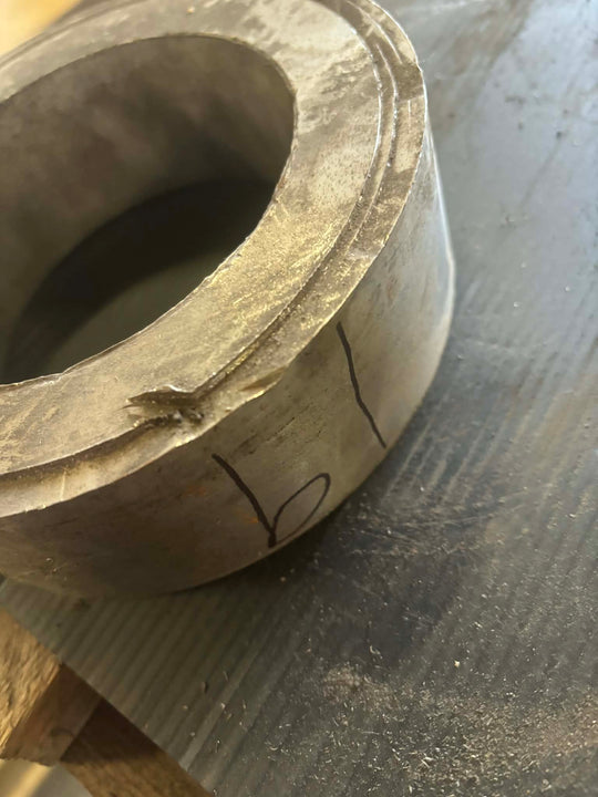 Rør i rustfrit stål, Ø161,1, Ø109,93, L=50mm – Aksler & Rør